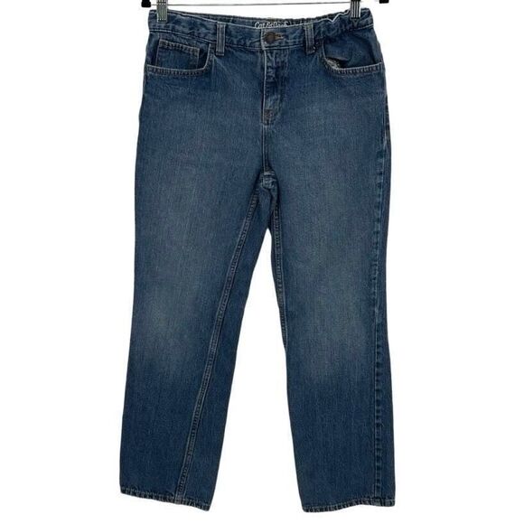 Cat & Jack Relaxed Straight Fit Boy Jeans SZ 14 Husky Blue Pants Denim Relaxed - Picture 1 of 13